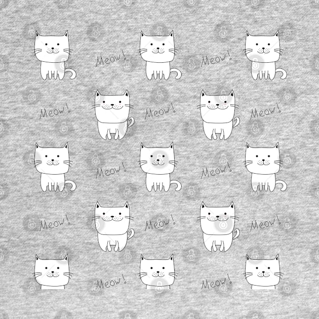 Doodle cat funny. Perfect present for mom mother dad father friend him or her by SerenityByAlex